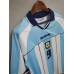 Argentina 2001 Home White&Blue Soccer Jersey